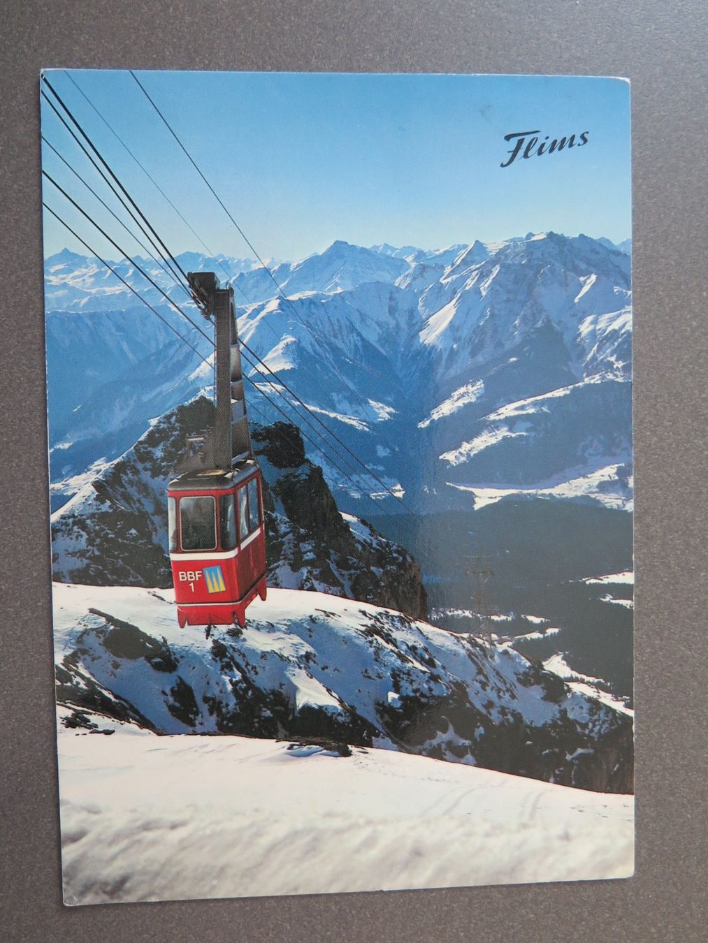 Cartoline postali: FLIMS -  LUFTSEILBAHN – Usato da Wittenbach venduto da lipasal