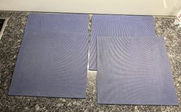 Praktische blaue Tischsets – Sets de table