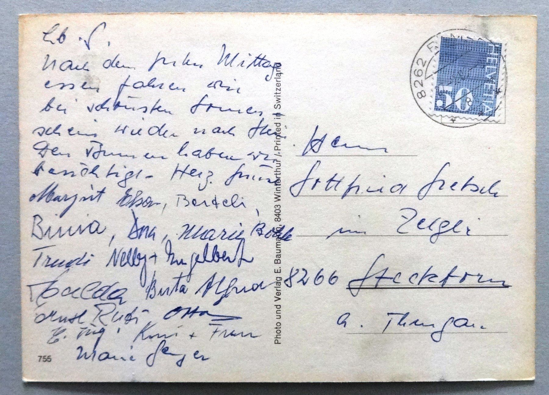 Cartoline postali: Schaffhausen – Difettoso da Fétigny venduto da Billy2miny 1