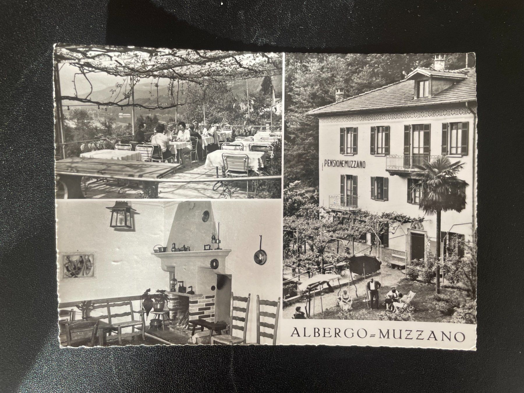 Ansichtskarten: AK TI Albergo Lugano - Muzzano – Gebraucht aus Thal von Danny82
