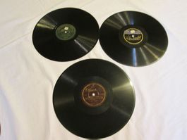 Lot de 3 disques vinyles vintage 78t Columbia USA (422)