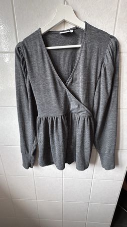 Mama Licious Umstandsmode Langarmshirt, Grösse M, Grau