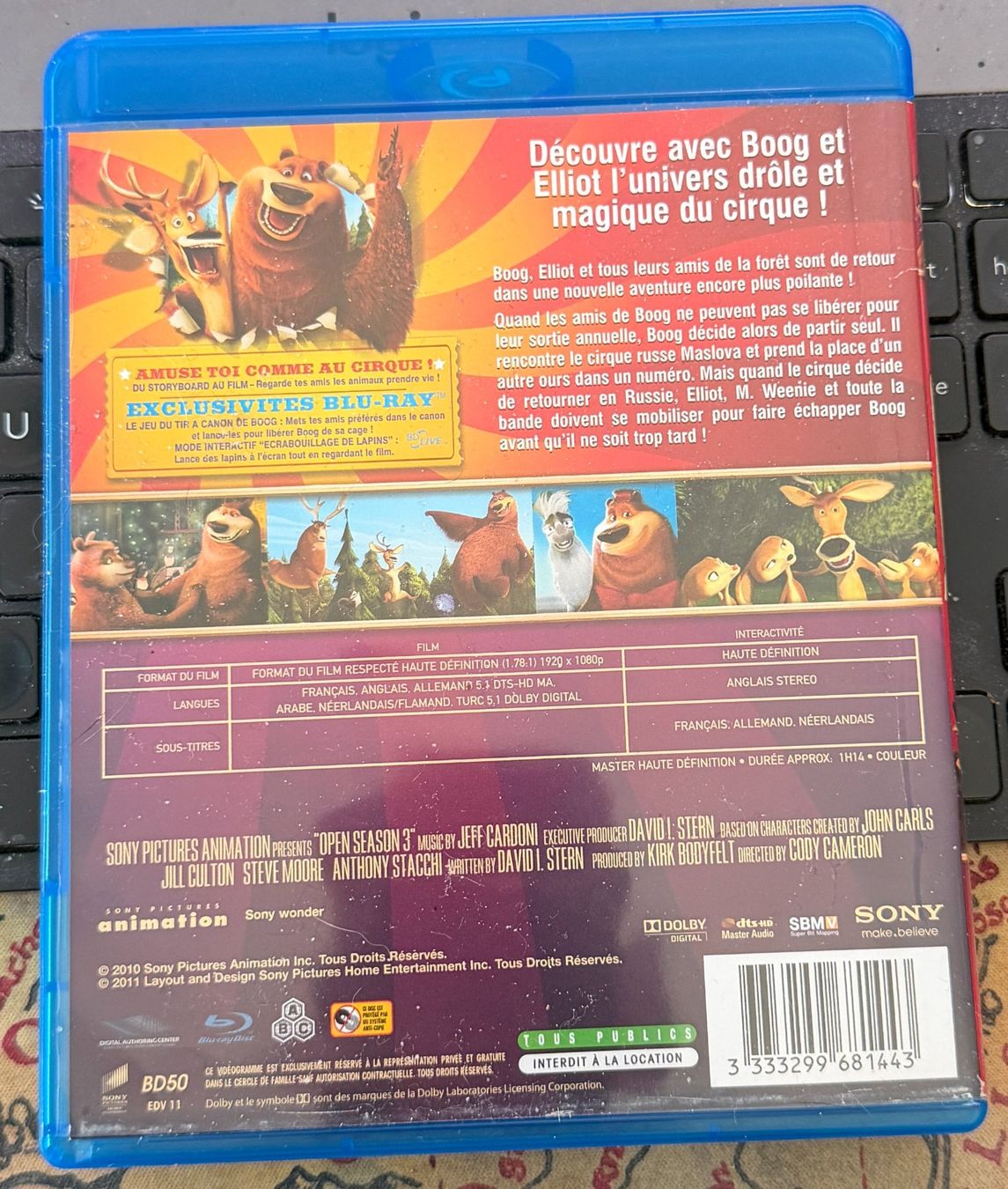 Tutti i DVDs: Les Rebelles de la forêt 3 (2010) - Blu-ray – Usato da Semsales venduto da __Florian__ 2