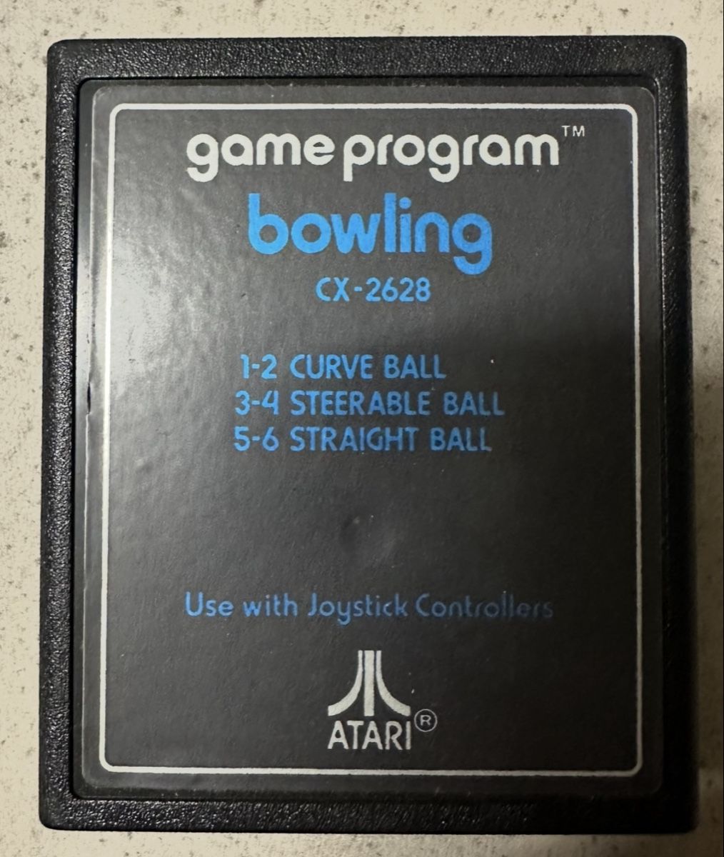 Atari Spiele: Atari Bowling Modul CX2628 – Gebraucht aus Kestenholz von Matti_10