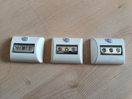 3 Osram Nightlux LED Leuchten mit Bewegungsmelder weiss