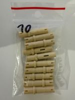 Lego 10 x Technic, Pin 3L without Friction Ridges - 32556