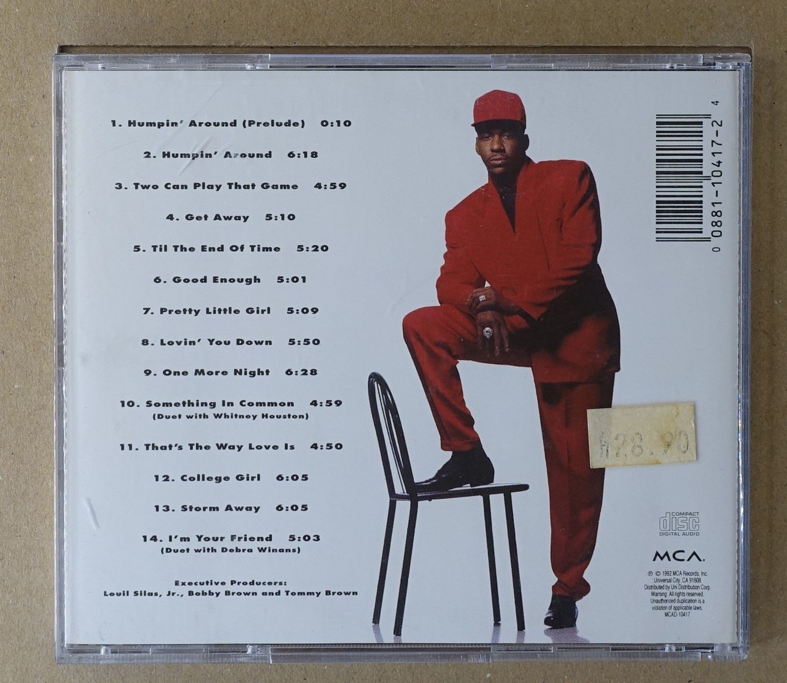 CD: Bobby Brown – Bobby - F11 – Usato da Sessa venduto da fraenklishop 1