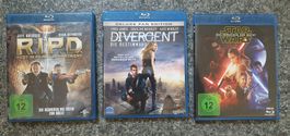 Blu-ray-Set: R.I.P.D. , Divergent & Star Wars