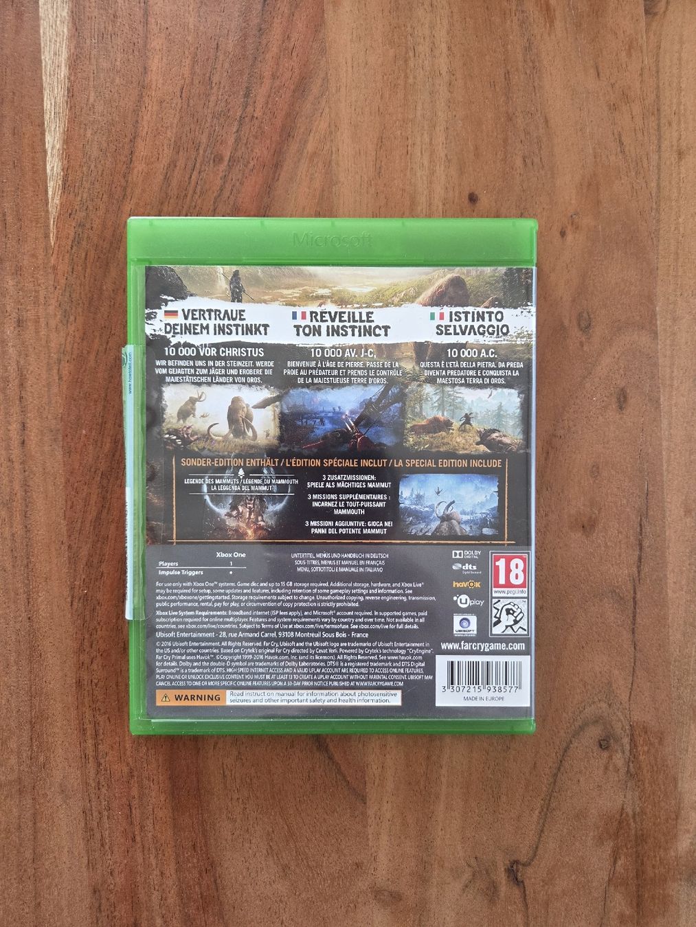 Giochi: Jeu XBOX ONE "Farcry Primal" – Usato da Les Vérines venduto da Doubulle 1