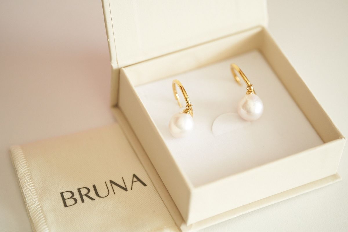 Orecchini pendenti & Orecchini a lobo: Edle Bruna Ohrringe 925 Silber mit Perlen, elegant – Nuovo (secondo la descrizione) da Olten venduto da Sebbwen