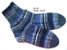 Socken handgestrickt   Gr.36/37   Nr.38