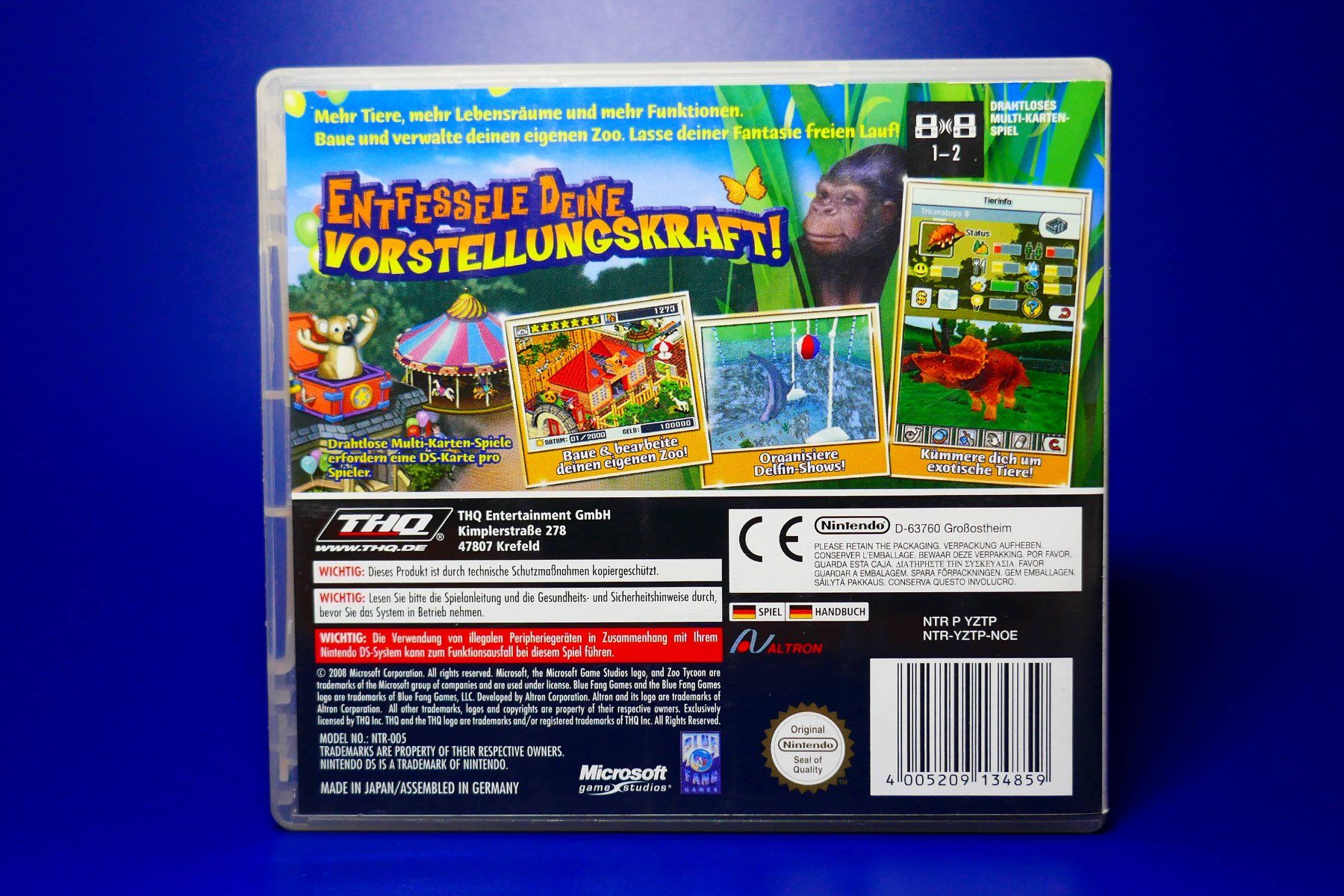 Nintendo Giochi: Zoo Tycoon 2 DS - Nintendo DS – Usato da Vuarrens venduto da Espace-Retro 3
