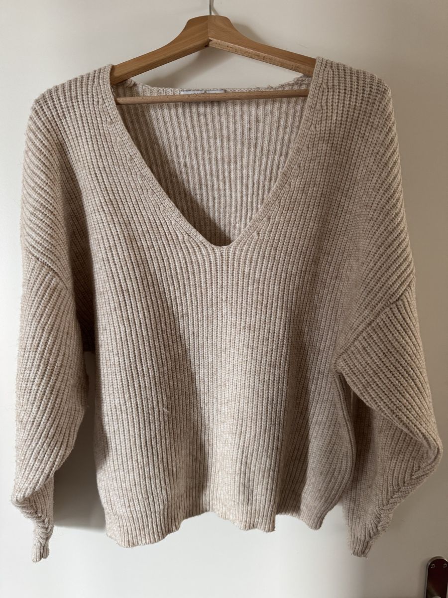 Maglioni & Felpe: About You Strickpullover, Beige, Gr. 38, Top Zustand! – Usato da Rümlang venduto da selina_koenig