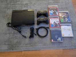 Sony Playstation 3 mit fünf Games