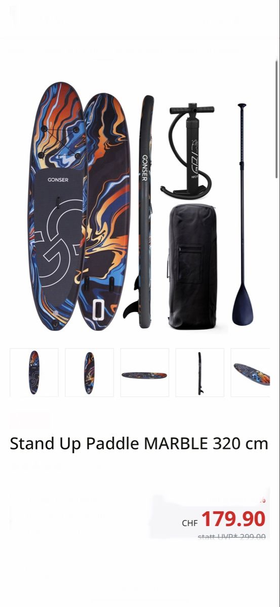 Surfboards & Schwimmbrette: Stand Up Paddle / SUP Neu Ab 1 CHF – Neu (gemäss Beschreibung) aus Arbon von eli_6gfn