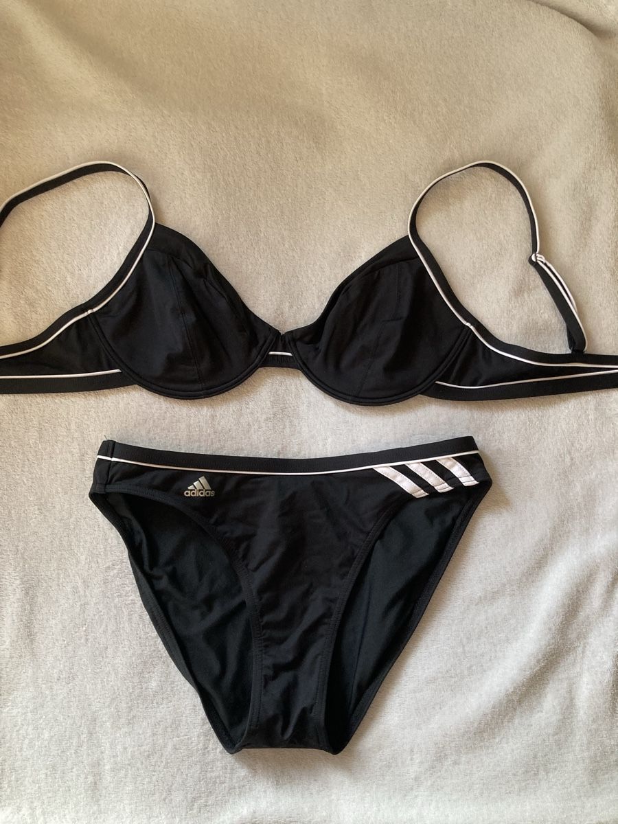 Adidas Costumi da bagno & Bikini: Adidas Bikini Schwarz  – Nuovo e nell'imballaggio originale da Hilfikon venduto da R1racer