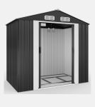 Geräumiges Metallgartenhaus mit Lüftung