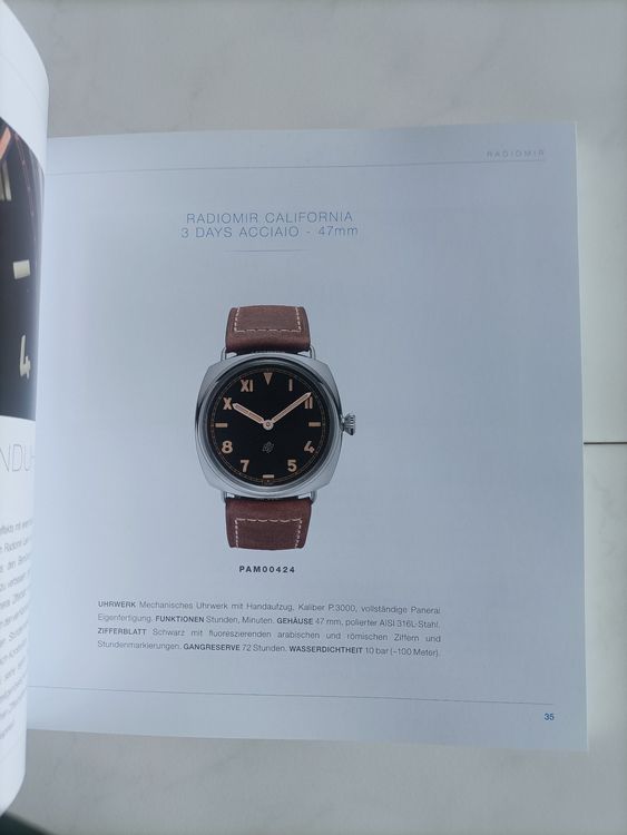 Catalogue Brochure Panerai 2015 2016 DE Kaufen auf Ricardo