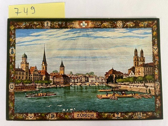 Cartoline postali: alte Ansichtskarte Zürich – Usato da Niederwil AG venduto da dahu75