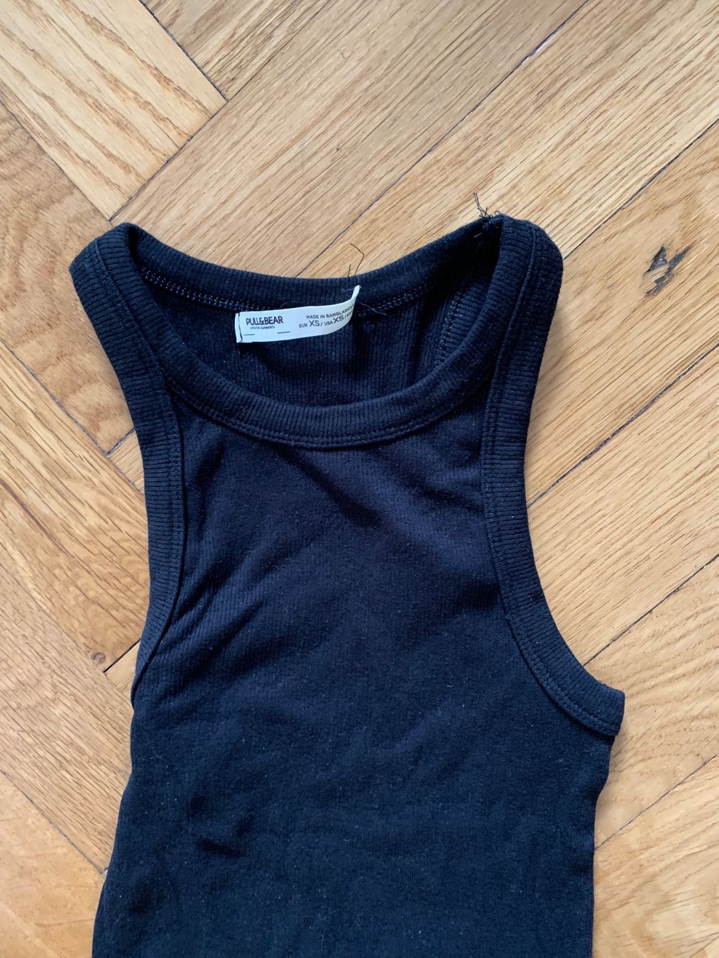 Pull&Bear Vestiti: Robe noire en coton côtelé pull & bear – Usato da Genève venduto da rez_c6c6 3