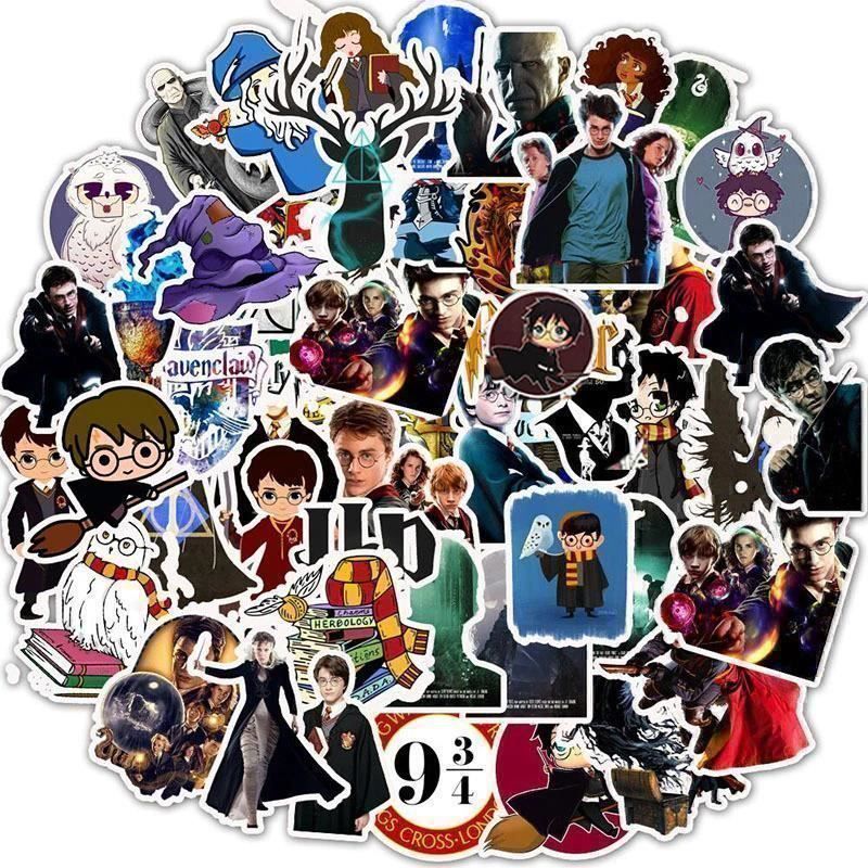 Sticker: Lot de 50 autocollants Harry Potter – Nuovo e nell'imballaggio originale da Gurmels venduto da shopathome 1