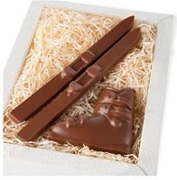 Schokoladen Ski Set