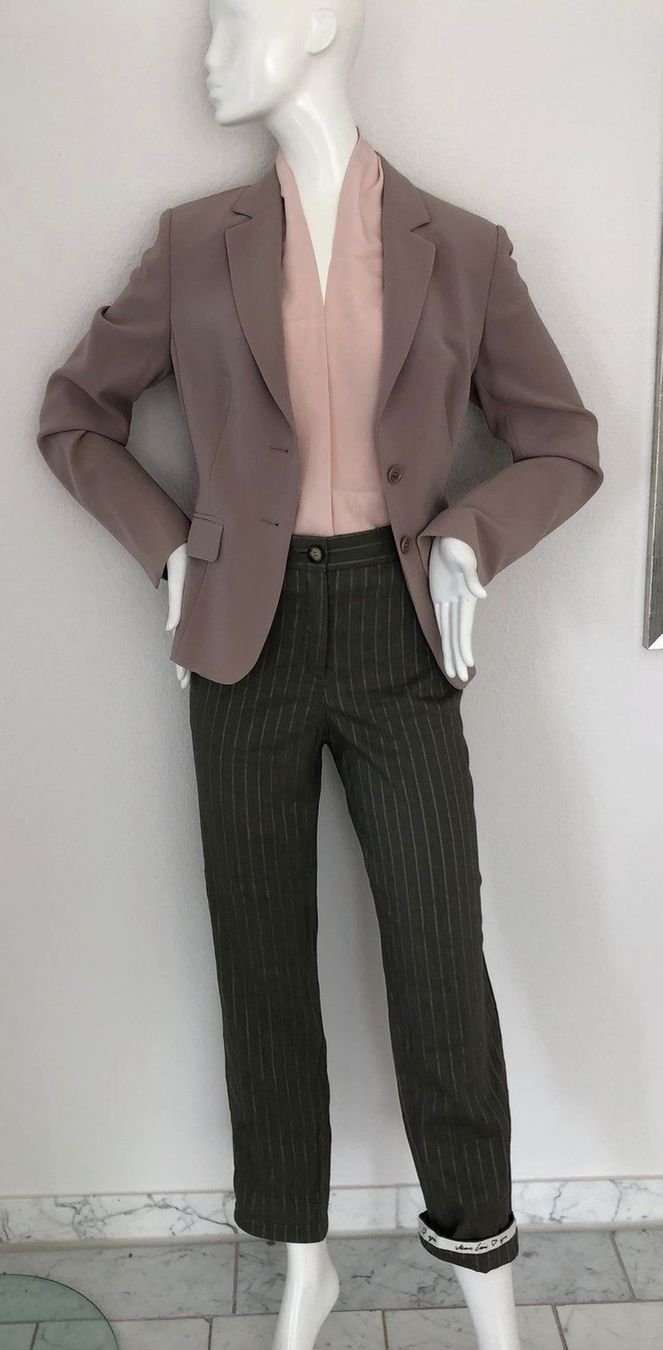 Marc Cain Pantalons: Marc Cain Hose gestreift  Gr 38 N3 – Neuf (Voir description) à Volketswil par praxis12 5