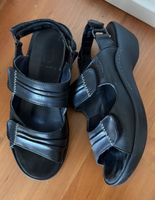 Wolky schwarz Leder sommer Sandalen 39 Platform