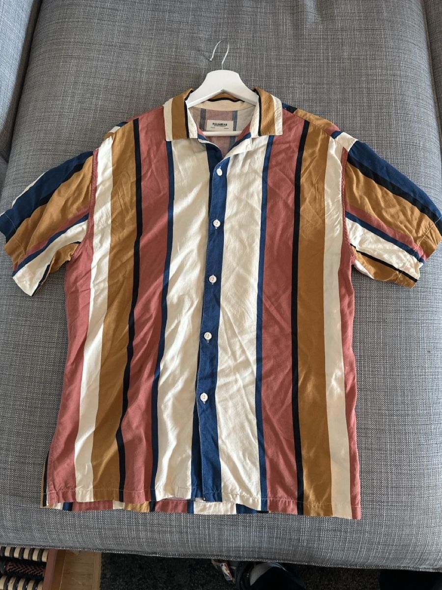 Pull&Bear Camicie: Pull&Bear Hemd, Grösse S, Kurzarm, Gestreift, Top Zustand! – Usato da Bern venduto da fel_68c8 1