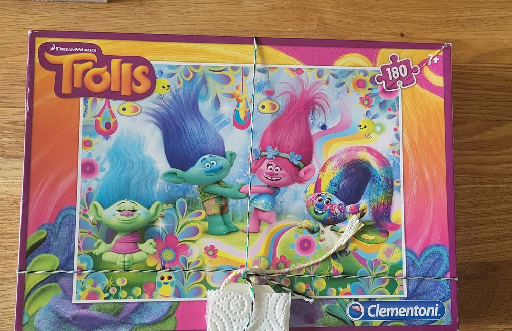 Clementoni Supercolor Puzzle „Trolls 3“ – 180 Teile Für Kinder Ab 7 Jahren, 48,5 X 33,5 Cm