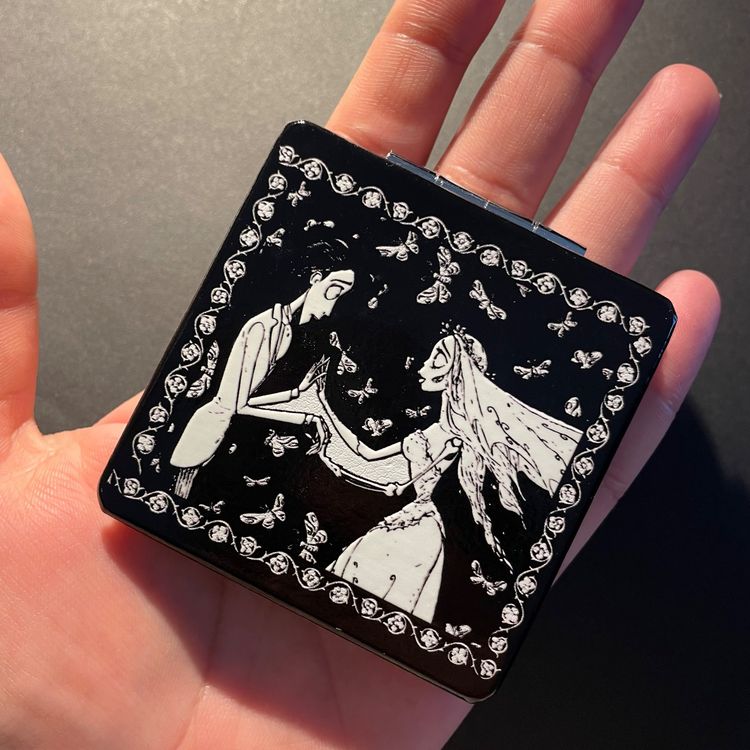NEU: Corpse Bride Sammler Taschenspiegel Pocket mirror merch (Neu und ...