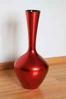 Deko Vase rot metallic