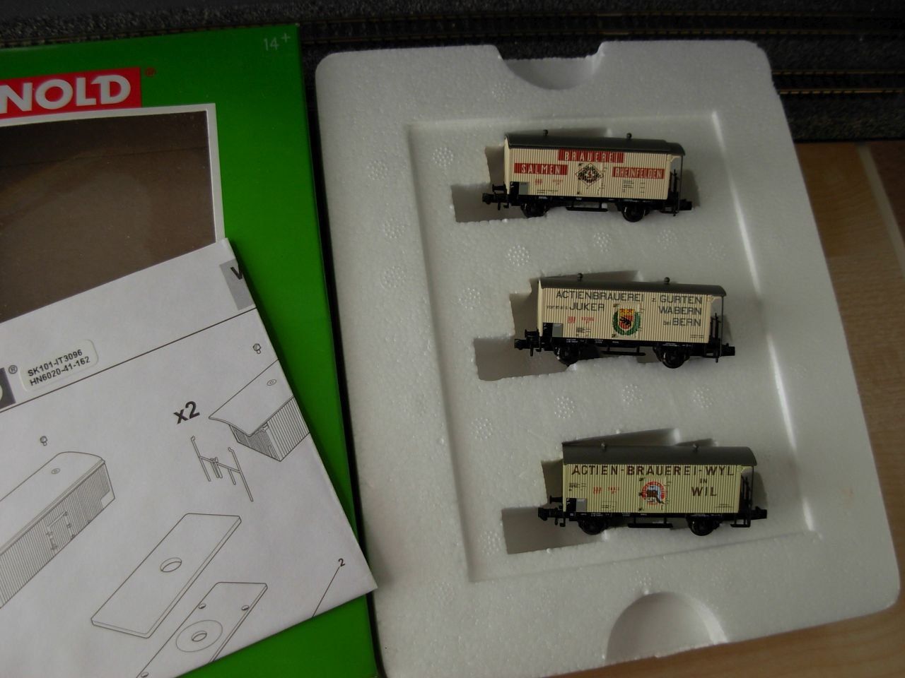 Arnold Modelleisenbahnen: N: SBB Bierwagen-Set – Neu und originalverpackt aus Oberrieden von Hobbyschiff