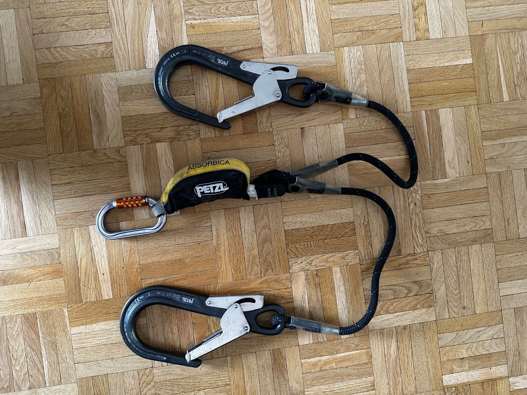Kletterausrüstungen: Petzl ABSORBICA-Y mit 2 – Gebraucht aus Neuenhof von 97p_bss2