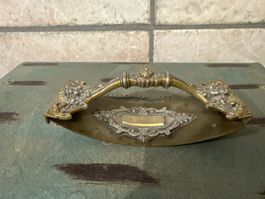 Antiker Löschpapier Wiege Messing Jugendstil Metall antik