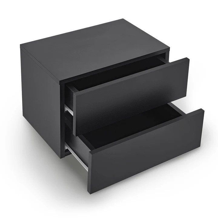 Nachttische: Wandschrank Nachttisch hängend schwarz – Neu und originalverpackt aus Kreuzlingen von DealBlitz