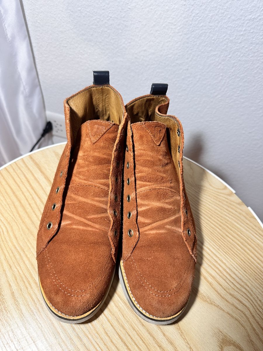 Scarpe da uomo: Herbstliche Wildleder Schuhe Pointer Gr. 39 – Usato da Allenwinden venduto da Tba_20