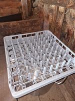 Gastro-Spülkorb für Platten einseitig offen