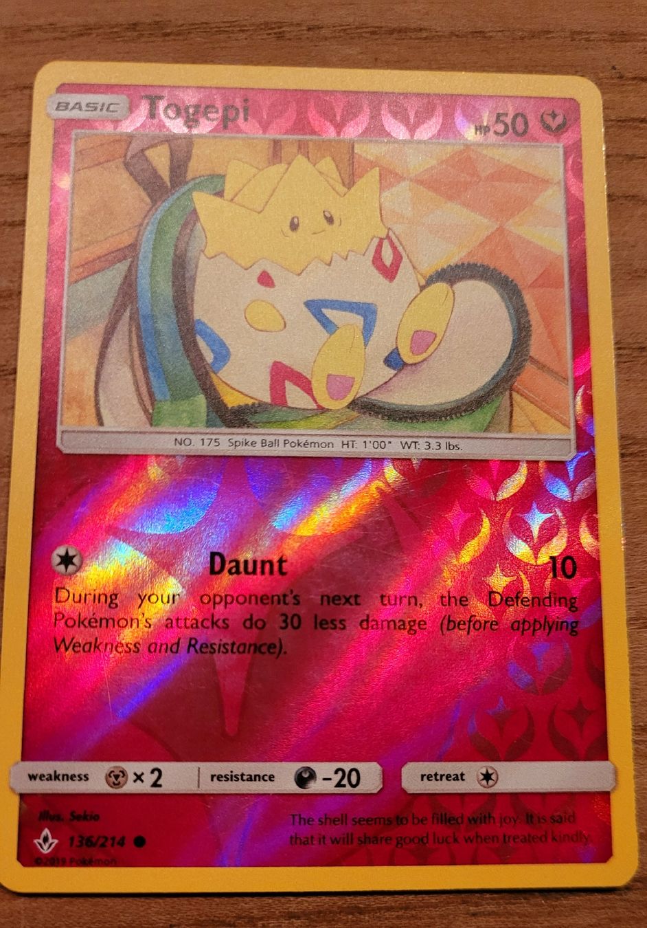Cartoline: Pokémonkarte Togepi  – Usato da Steffisburg venduto da Gismo49