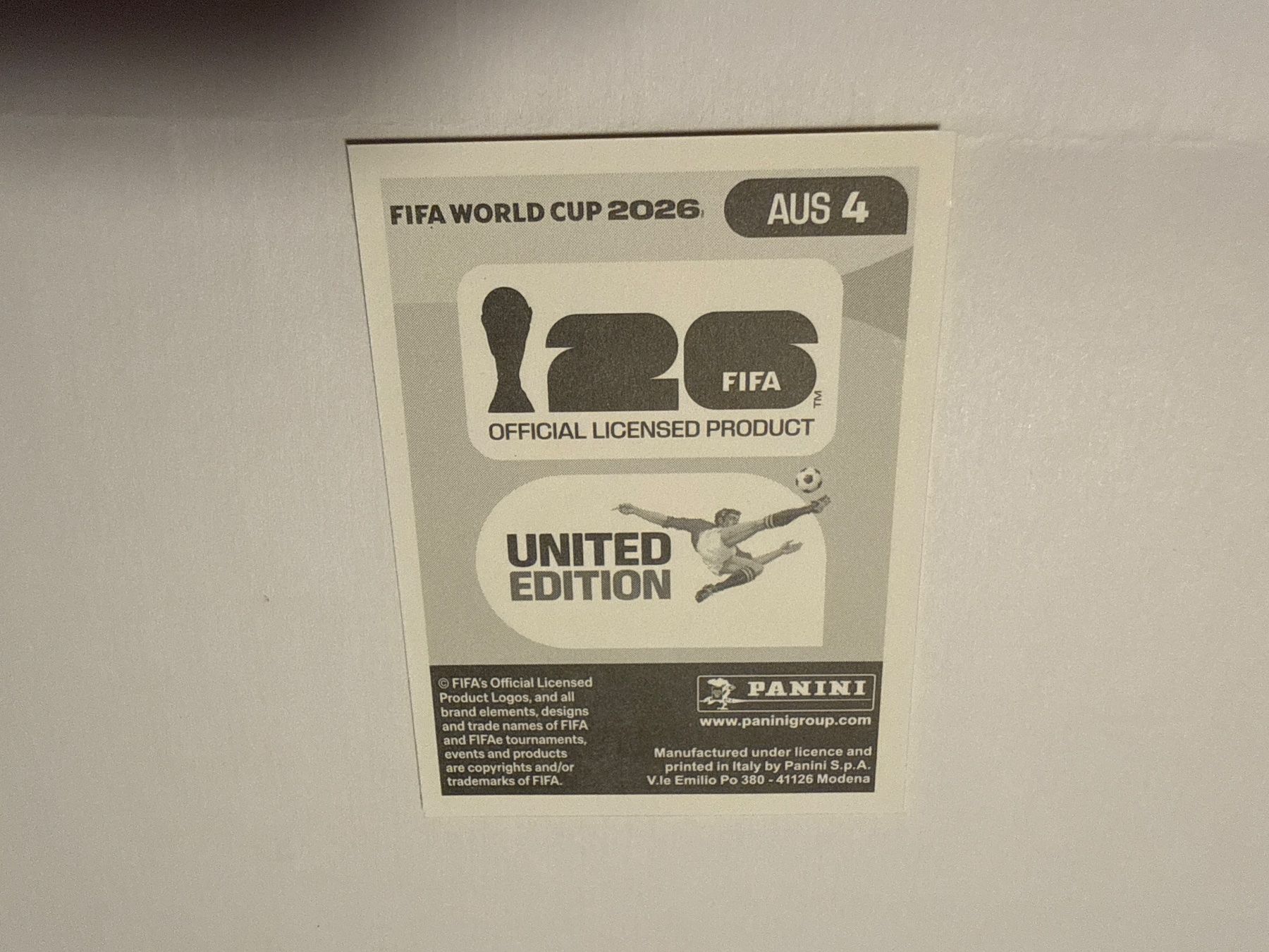 Panini Carte collezionabili: Souttar AUS4 - Panini CH Edition WM 2026 – Nuovo (secondo la descrizione) da Grenchen venduto da nicus_aveiro 1