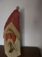 Handgeschnitzter Samichlaus mit  Pfeiffe, Blue Ridge Mountai