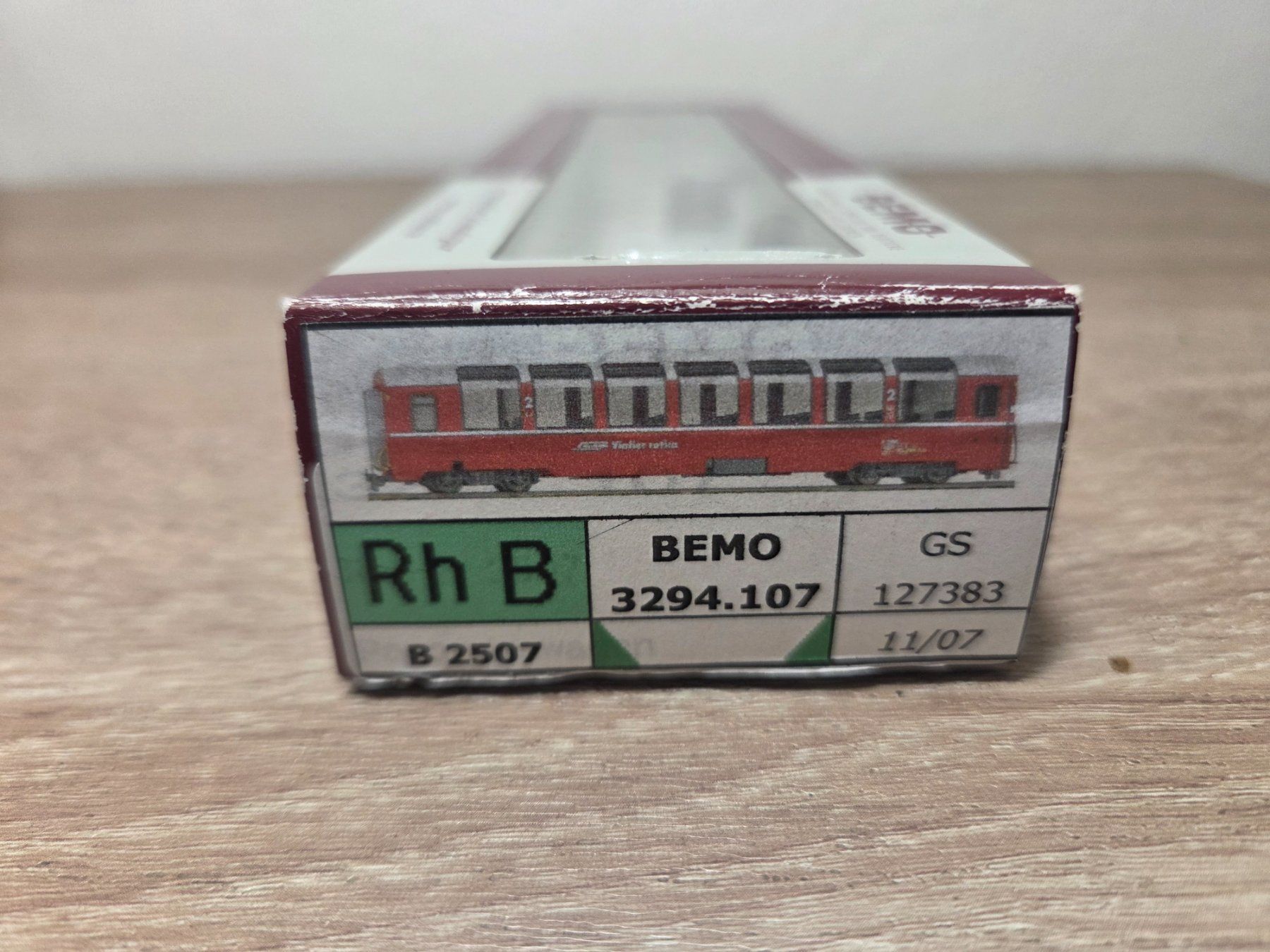 Bemo Modellini di ferrovie: Bemo 3294 107 Panoramawagen RhB H0m – Nuovo e nell'imballaggio originale da St-Aubin-Sauges venduto da Lo_Go 6