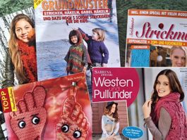 5 STK KLEINE STRICKHEFTE
