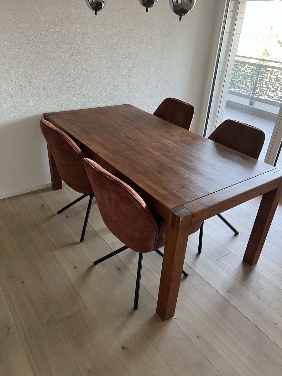 Tische: Esstisch aus Holz inkl. 4 Stühle – Gebraucht aus Uitikon Waldegg von pet_czx8 1