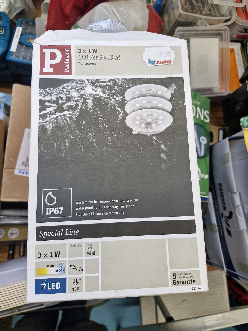 Paulmann Lampade: Paulmann LED Unterbauleuchten, 3er Set, – Nuovo e nell'imballaggio originale da Turbenthal venduto da hardboss3000