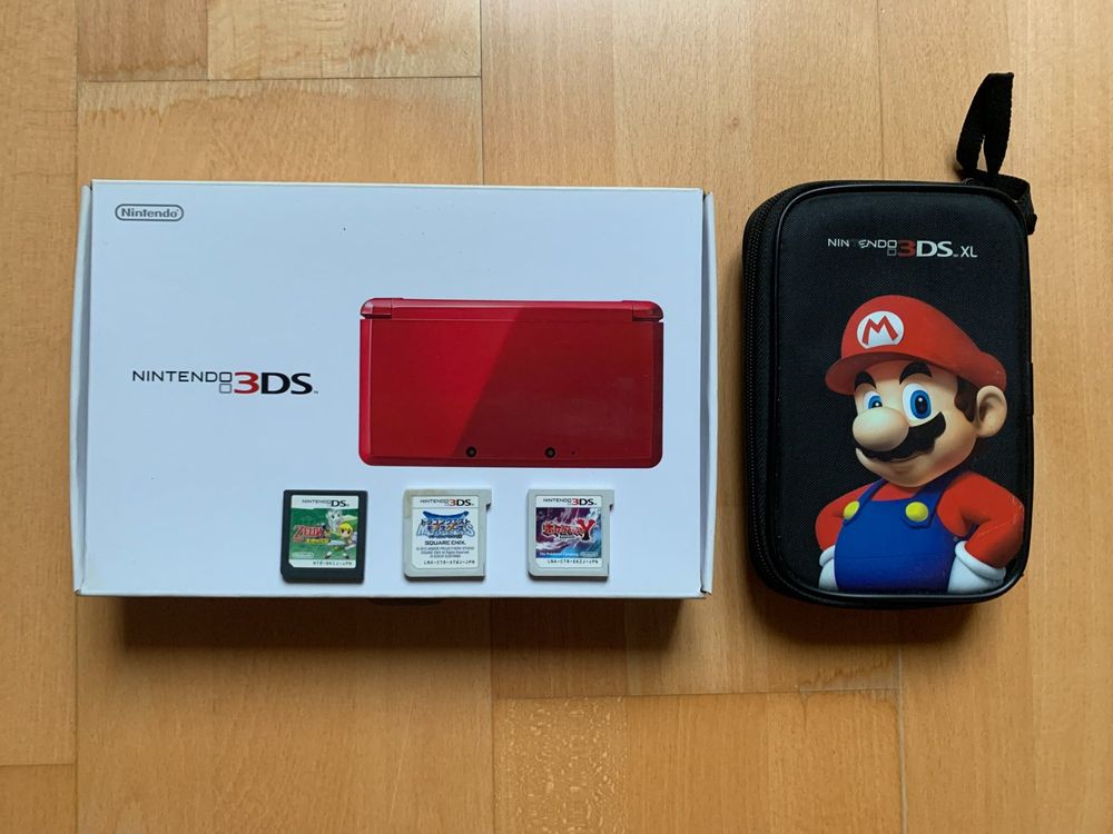 Nintendo 3DS CTR001 JPN Zelda Pokemon Y mario 3 games Kaufen auf Ricardo