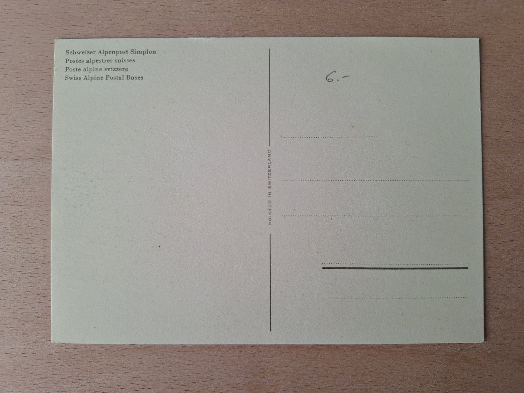 Cartoline postali: AK Schweiz, Postauto FBW Haifisch – Usato da Lohn-Ammannsegg venduto da Beo71 1