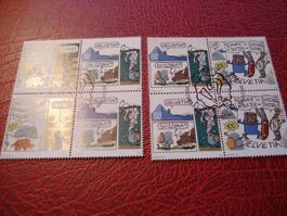 Z-Druck Fumetto, Comic, 2019, FDC + Lose 4erblock ET-o