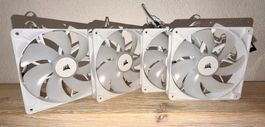 4x Corsair RS140 ARGB White – 140mm PWM RGB Lüfter – Neu