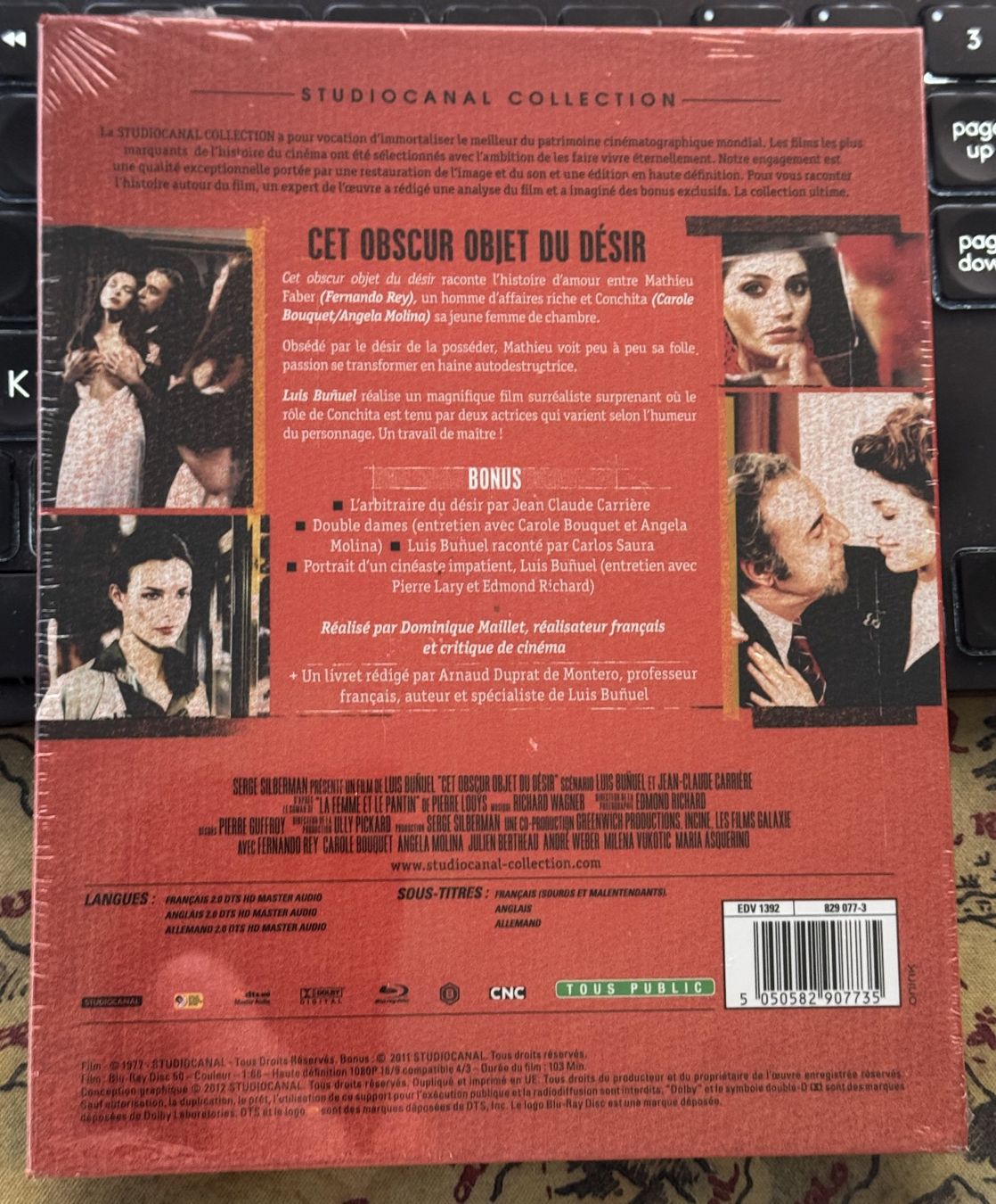 Tutti i DVDs: Cet obscur objet du désir (1977) - Blu-ray – Nuovo e nell'imballaggio originale da Semsales venduto da __Florian__ 2